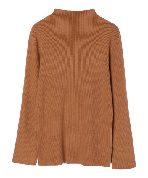 CRAFT STANDARD BOUTIQUE(クラフトスタンダードブティック)の「ハイネックリブニットプルオーバー *(ニット/セーター・レディース・ブラック/アイボリー/キャメル/ダークブラウン・M/L)」の15枚目の写真
