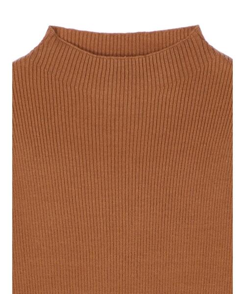 CRAFT STANDARD BOUTIQUE(クラフトスタンダードブティック)の「ハイネックリブニットプルオーバー *(ニット/セーター・レディース・ブラック/アイボリー/キャメル/ダークブラウン・M/L)」の14枚目の写真