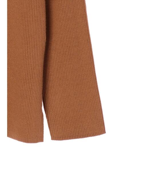 CRAFT STANDARD BOUTIQUE(クラフトスタンダードブティック)の「ハイネックリブニットプルオーバー *(ニット/セーター・レディース・ブラック/アイボリー/キャメル/ダークブラウン・M/L)」の13枚目の写真