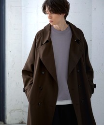 MONO-MART | スタプレ オーバーサイズ ヨークラグラン ワイドトレンチコート 2021-2022WINTER(トレンチコート)