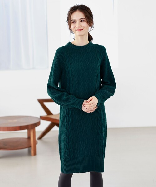 ケーブルニットワンピース Www Hhga Se
