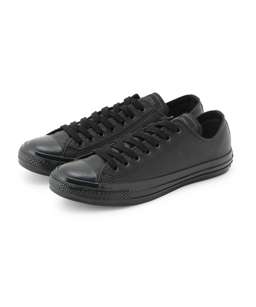 CONVERSE(コンバース)の「レザーオールスターUS OX(スニーカー・メンズ・ブラック/レッド・8.5/7.5/9.5)」の2枚目の写真