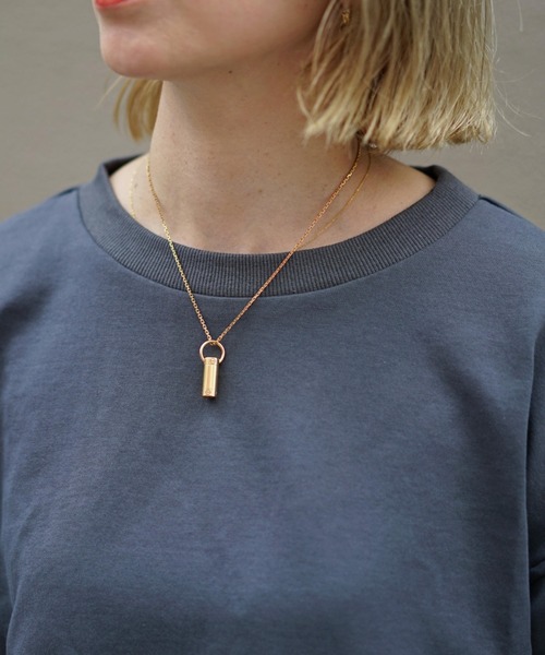 AULA AILA（アウラアイラ）の「AULA AILA（アウラ アイラ）別注レイヤードプルオーバー（Tシャツ/カットソー・レディース・チャコールグレー/オフホワイト・0）」の9枚目の写真