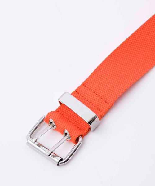 X-girl(エックスガール)の「HEART EYELET BELT(ベルト・レディース・ブラック/オレンジ/ブルー・ONE SIZE)」の6枚目の写真