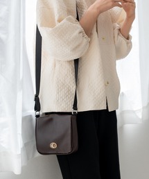 DEVICE+ | DEVICE＋カウレザー フロントバックル ミニショルダーバッグ(ショルダーバッグ)