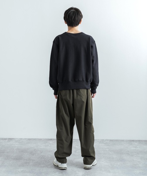 Champion（チャンピオン）の「Champion チャンピオン USA赤タグ リバースウィーブクルーネックスウェットシャツトレーナー C5-U001（スウェット・メンズ・ブラック/ネイビー/グレー/オートミール・M/L/XL）」の19枚目の写真