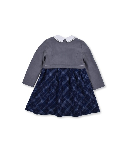 BeBe（ベベ）の「BeBe/フォーマルジャケット＋リボン付きチェックワンピース(110~130cm)（ドレス・キッズ・ブルー系その他・110/120/130）」の19枚目の写真