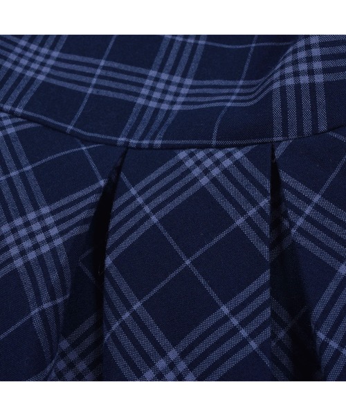 BeBe（ベベ）の「BeBe/フォーマルジャケット＋リボン付きチェックワンピース(110~130cm)（ドレス・キッズ・ブルー系その他・110/120/130）」の8枚目の写真