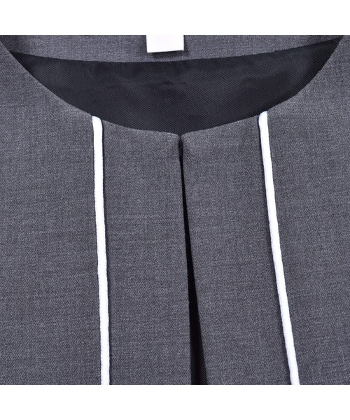 BeBe（ベベ）の「BeBe/フォーマルジャケット＋リボン付きチェックワンピース(110~130cm)（ドレス・キッズ・ブルー系その他・110/120/130）」の3枚目の写真