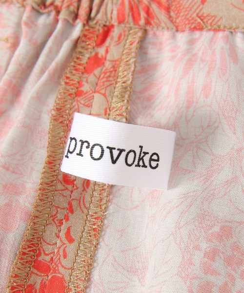 PROVOKE （プロヴォーク）の「【provoke for ADAM ET ROPE'】別注プリントカーゴパンツ（カーゴパンツ・レディース・ブラック/ベージュ・FREE）」の16枚目の写真