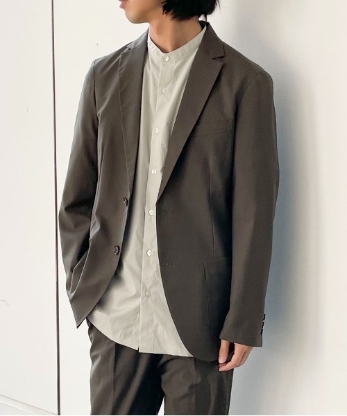 COMME CA ISM(コムサイズム)の「【セットアップ対応】ウォッシャブル ジャケット(スーツジャケット・メンズ・ベージュ/カーキ/ネイビー・SMALL/LARGE/MEDIUM/X-LARGE)」の3枚目の写真