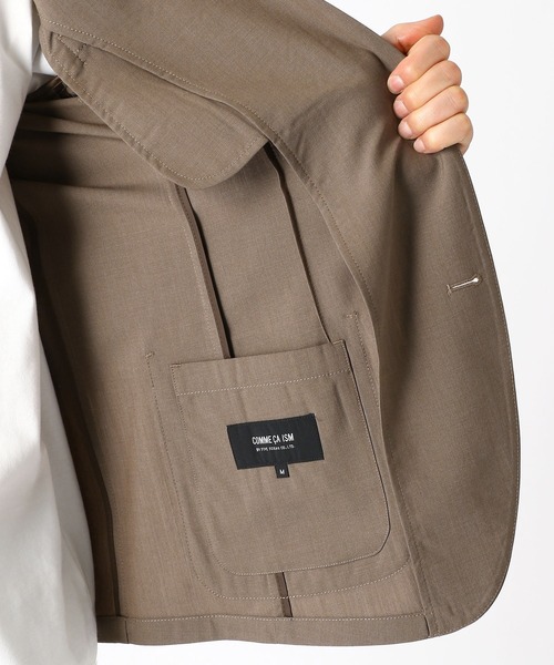 COMME CA ISM(コムサイズム)の「【セットアップ対応】ウォッシャブル ジャケット(スーツジャケット・メンズ・ベージュ/カーキ/ネイビー・SMALL/LARGE/MEDIUM/X-LARGE)」の15枚目の写真