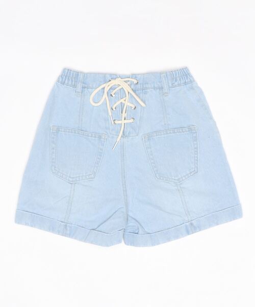 repipi armario（レピピ アルマリオ）の「バックレースアップショートパンツ（デニムパンツ・キッズ・ブルー系その他/ホワイト系その他/ブラック系その他/ブルー・MEDIUM/LARGE/SMALL）」の7枚目の写真