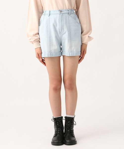 repipi armario（レピピ アルマリオ）の「バックレースアップショートパンツ（デニムパンツ・キッズ・ブルー系その他/ホワイト系その他/ブラック系その他/ブルー・MEDIUM/LARGE/SMALL）」の12枚目の写真