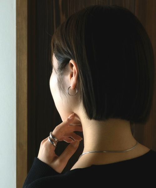 muku（ムク）の「金属アレルギー対応 ニュアンスリング/サージカルステンレス/316L（リング・レディース・シルバー/ゴールド・FREE）」の3枚目の写真