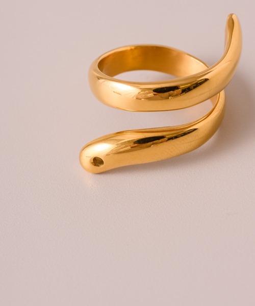 muku（ムク）の「金属アレルギー対応 ニュアンスリング/サージカルステンレス/316L（リング・レディース・シルバー/ゴールド・FREE）」の12枚目の写真