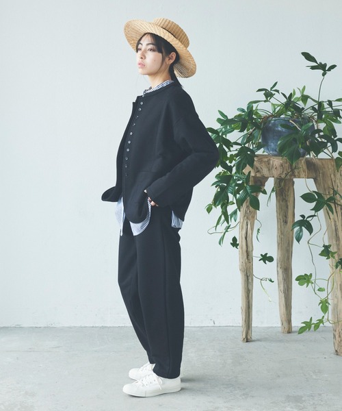 Libra Cue（リブラ キュー）の「バルーンスウェットパンツ/サイズ展開あり・セットアップ（スウェットパンツ・レディース・グレー/ブラック・1/2）」の17枚目の写真