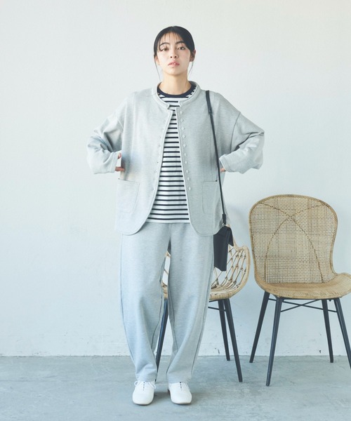 Libra Cue（リブラ キュー）の「バルーンスウェットパンツ/サイズ展開あり・セットアップ（スウェットパンツ・レディース・グレー/ブラック・1/2）」の16枚目の写真