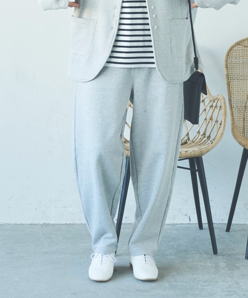 Libra Cue（リブラ キュー）の「バルーンスウェットパンツ/サイズ展開あり・セットアップ（スウェットパンツ・レディース・グレー/ブラック・1/2）」の19枚目の写真