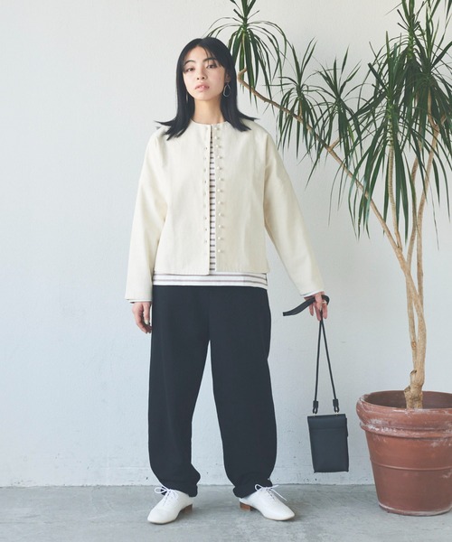 Libra Cue（リブラ キュー）の「バルーンスウェットパンツ/サイズ展開あり・セットアップ（スウェットパンツ・レディース・グレー/ブラック・1/2）」の21枚目の写真