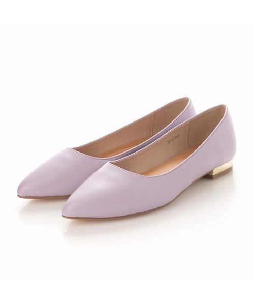 Fin(フィン)の「ポインテッドトゥフラットシューズ(パンプス・レディース・ネイビー/ベージュ/アイボリー/ブラック/パープル・22.5cm/23.5cm/24.5cm/25cm/24cm/23cm)」の20枚目の写真