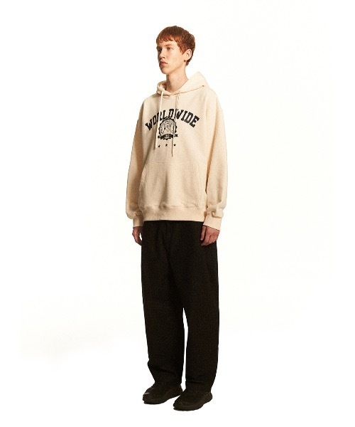 AMESWORLDWIDE（アメスワールドワイド）の「【AMESWORLDWIDE 】ワールドワイド ユニバーシティフーディ / WORLDWIDE UNIVERSITY HOODIE（パーカー・レディース・グレー/アイボリー/グリーン・MEDIUM/LARGE）」の21枚目の写真