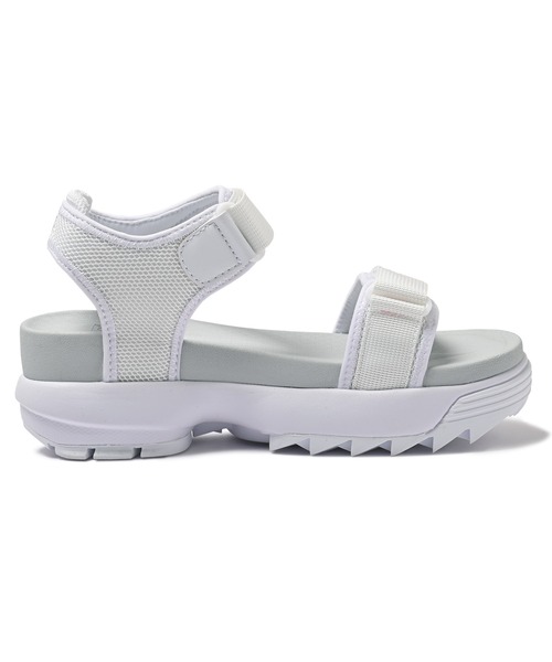 FILA（フィラ）の「ディスラプター ウェッジ サンダル2 / Disruptor Wedge Sandal 2 / 厚底サンダル（サンダル・レディース・ベージュ/ホワイト/ブラック・23.0cm/24.0cm/25.0cm/22.0cm）」の9枚目の写真