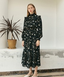 DEBB | 【DEBB 】スモーキングフラワーマキシワンピース / Smocking Flower Maxi Dress(ワンピース)