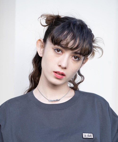 X-girl（エックスガール）の「ALTERNATIVE CHARM NECKLACE（ネックレス・レディース・シルバー/ゴールド・ONE SIZE）」の8枚目の写真