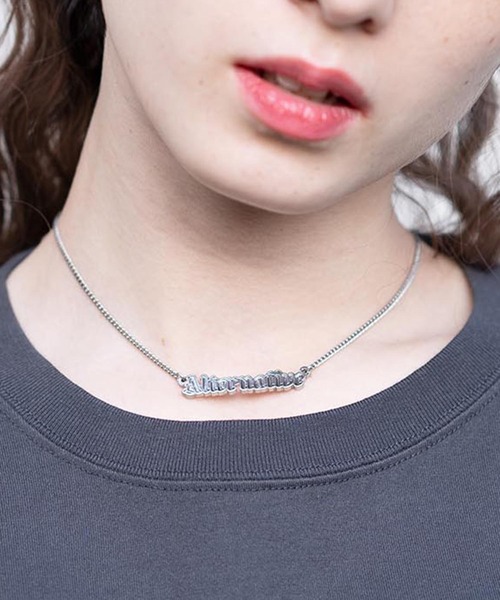 X-girl（エックスガール）の「ALTERNATIVE CHARM NECKLACE（ネックレス・レディース・シルバー/ゴールド・ONE SIZE）」の7枚目の写真