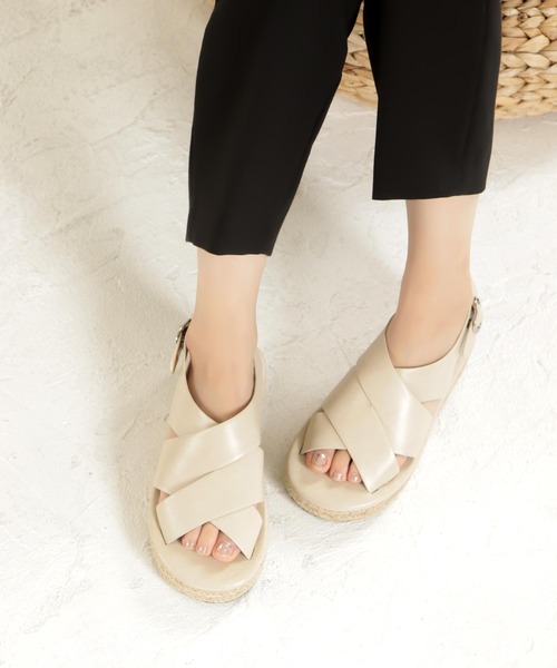 セール 親子お揃い ジュートソールのフラットサンダル サンダル Sorotto ソロット のファッション通販 Zozotown