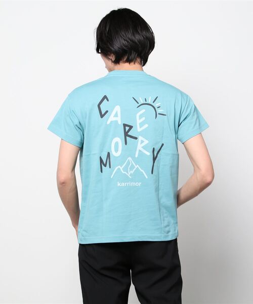 karrimor(カリマー)の「carry more fun S/S T(Tシャツ/カットソー・メンズ・ブラック/イエロー系/ターコイズブルー・M/S/L/XL)」の6枚目の写真