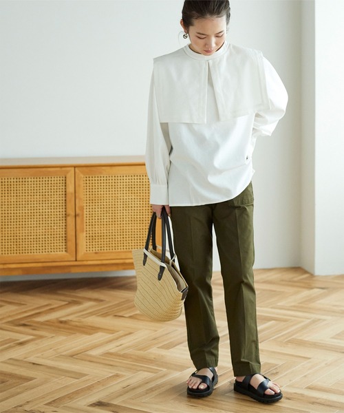 titivate（ティティベイト）の「バスケットトートカゴバッグ（かごバッグ・レディース・ブラウン/ナチュラル・FREE）」の8枚目の写真