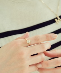 ガラスビジューリング