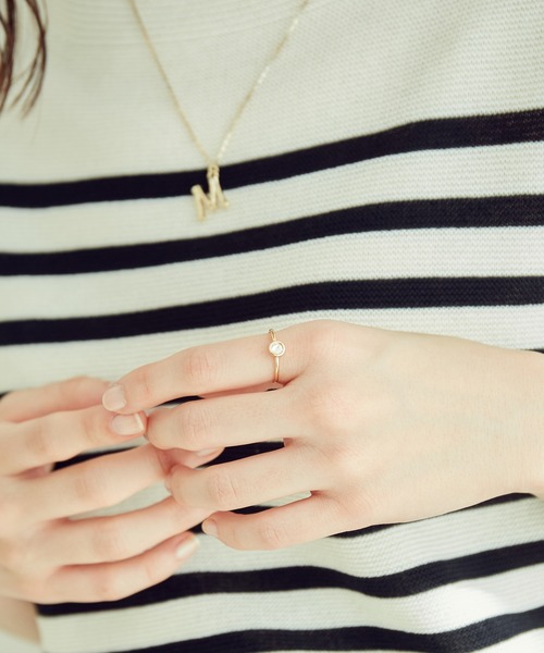 VIS（ビス）の「ガラスビジューリング（リング・レディース・ゴールド系その他/ゴールド・FREE）」の11枚目の写真