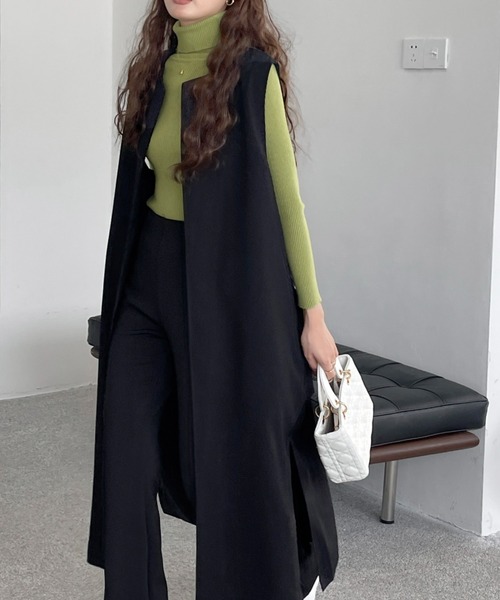 ブラックロングベスト xd-cl-080.jpg