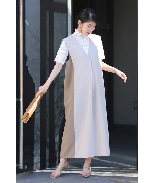 cawaii(カワイイ)の「Tシャツ卒業宣言 ペイズリーレースインナー(Tシャツ/カットソー・レディース・ホワイト/ブラック・M/3L/L)」の5枚目の写真