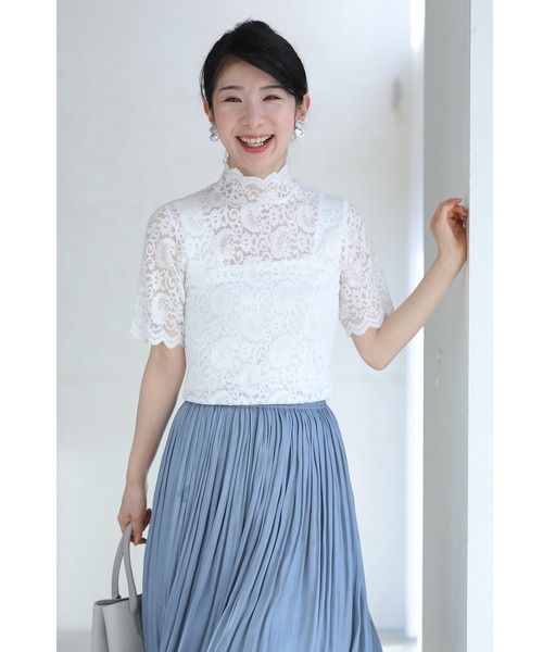 Tシャツ卒業宣言 ペイズリーレースインナー（Tシャツ/カットソー