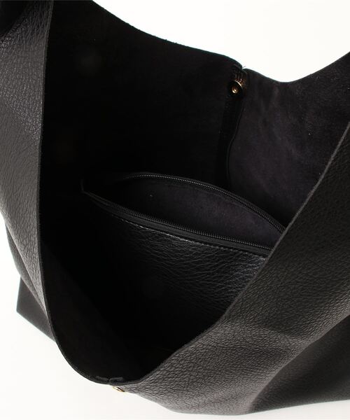 ap retro（アプレトロ）の「トライアングルトートバッグ　ポーチ付（トートバッグ・レディース・ブラック/ライトベージュ/ベージュ/ブラウン/グリーン/ホワイト・FREE）」の11枚目の写真