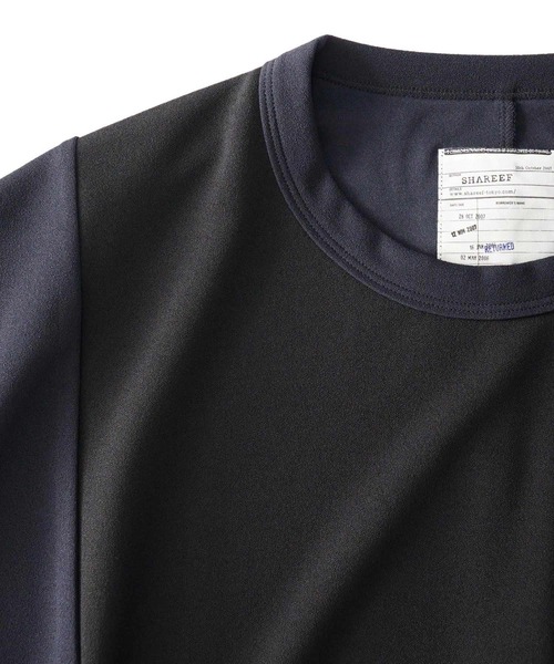 SHAREEF（シャリーフ）の「GEORGETTE JQ DOLMAN S/S T（Tシャツ/カットソー・メンズ・ブラック/ネイビー/グリーン/チャコール/バーガンディー・1/2）」の8枚目の写真