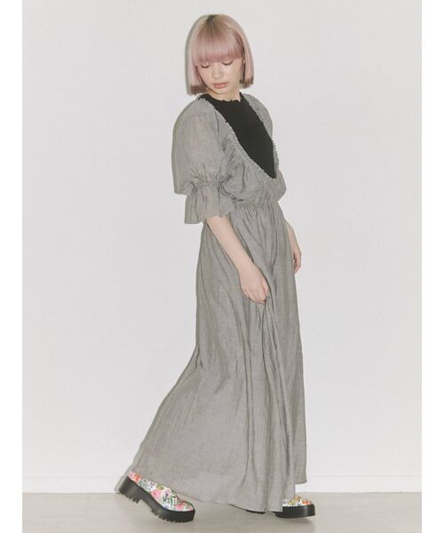 merry jenny（メリージェニー）の「メロウメロウノースリーブtops（Tシャツ/カットソー・レディース・ブラック/オフホワイト・FREE）」の22枚目の写真