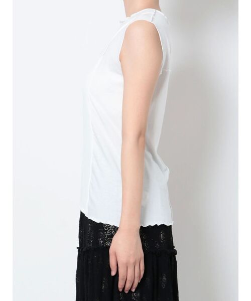 merry jenny（メリージェニー）の「メロウメロウノースリーブtops（Tシャツ/カットソー・レディース・ブラック/オフホワイト・FREE）」の19枚目の写真