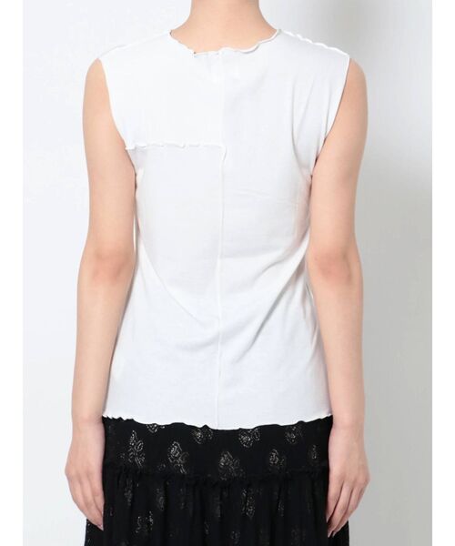 merry jenny（メリージェニー）の「メロウメロウノースリーブtops（Tシャツ/カットソー・レディース・ブラック/オフホワイト・FREE）」の18枚目の写真