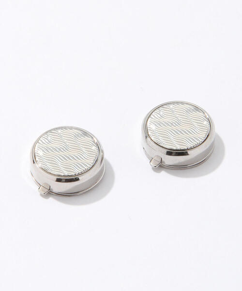 Louis FAGLIN シルバー ダイヤモンドカットボタンカバー