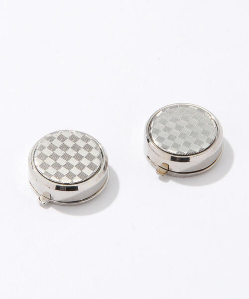 Louis FAGLIN シルバー ダイヤモンドカットボタンカバー