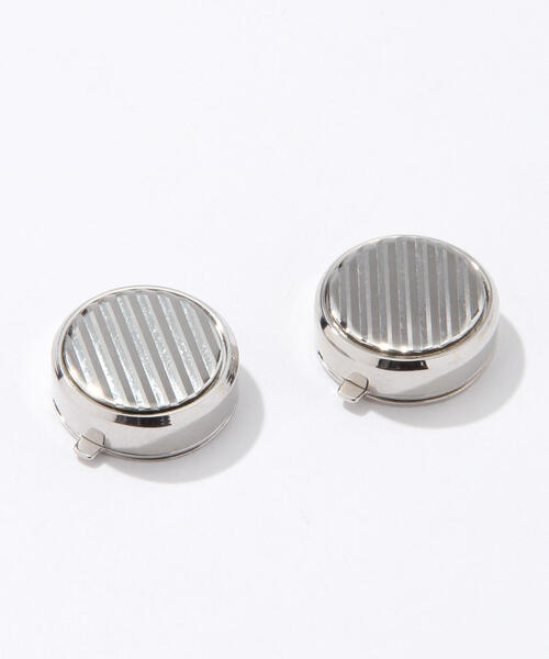 Louis FAGLIN シルバー ダイヤモンドカットボタンカバー