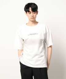 プリント&スプレーTシャツ