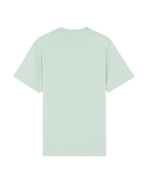MAISON KITSUNE◆ミニハンドライティングクラシックTシャツ/M/コットン/グリーン/プリント/IW00131KJ0035// Maison Kitsune（メゾンキツネ）の「MINI HANDWRITING CLASSIC