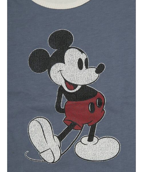 Ungrid（アングリッド）の「Kids MickeyロゴリンガーTee（Tシャツ/カットソー・キッズ・オフホワイト/ネイビー・100/120）」の11枚目の写真
