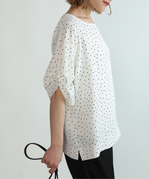 PICCIN（ピッチン）の「袖デザインブラウス（シャツ/ブラウス・レディース・ブラック/ベージュ/ホワイト系その他・L/M）」の19枚目の写真